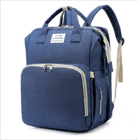 Mochila 3 em 1: Bolsa Maternidade + Trocador + Berço Portátil