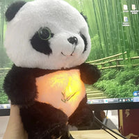 Panda baby toy, breathing soothing plush doll, children's soothing music, sleep companion gift