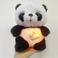 Panda baby toy, breathing soothing plush doll, children's soothing music, sleep companion gift