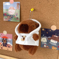 Cute Capybara Plush Toy Hoodie with Wings Simulation Doll Small Size Stuffed Animals Anime Fluffty Toy Birthday Party