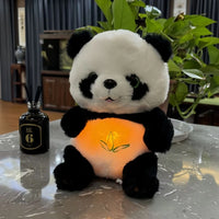 Panda baby toy, breathing soothing plush doll, children's soothing music, sleep companion gift