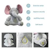 1pc, 11.8in breathing teddy bear, four-speed adjustment, music, breathing, rhythm, light, the best interactive gift for children