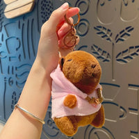 Cute Capybara Plush Toy Hoodie with Wings Simulation Doll Small Size Stuffed Animals Anime Fluffty Toy Birthday Party